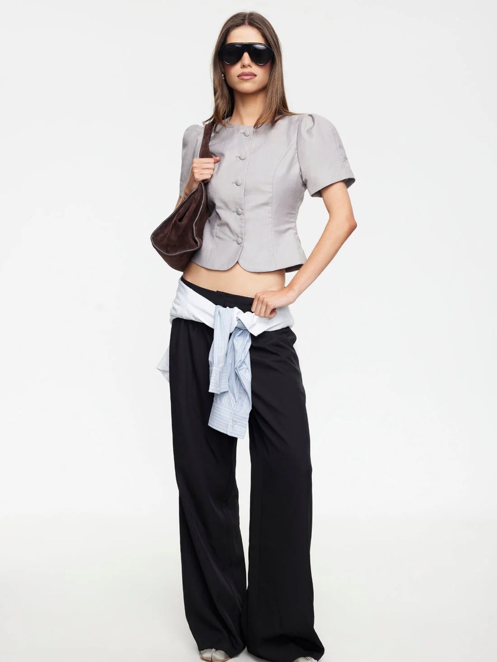 LIONESS | FEMME BLOUSE | GREY | 1P